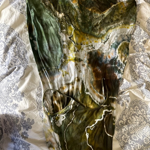 Hand dyed Maxi Dress - Picture 5 of 6